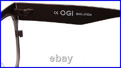 NEW OGI 4300 / 1594 Brown Wood EYEGLASSES GLASSES 53-16-140 B32mm