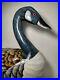 Wood Duck Decoy Large 16 X 12 Handpainted Handcrafted Glass Red Eyes Mallard